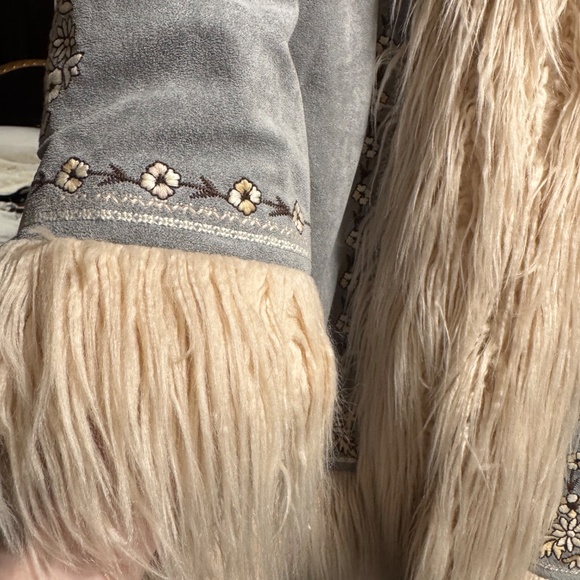 Spell & The Gypsy Collective Joplin Shearling / Penny Lane Jacket M/L - Picture 3 of 16